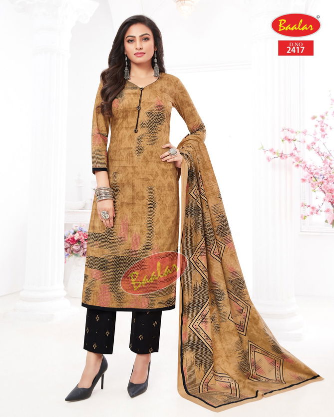 Zaara Vol 14 By Baalar Cotton Printed Dress Material Collection